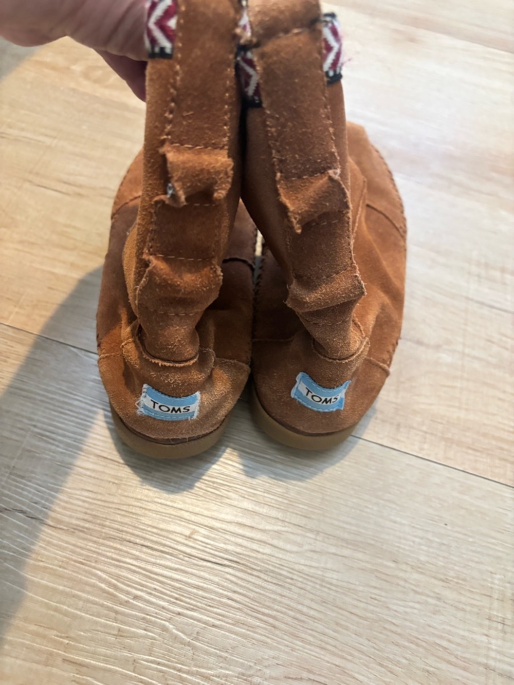 3for $15๐ Toms Nepal Brown Leather Boots - Picture 5 of 10